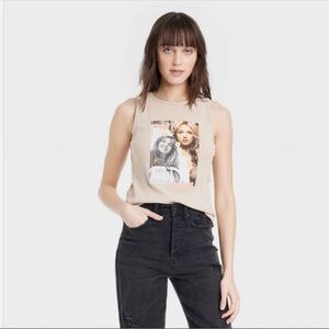 2/$20    Britney Spears Lucky Graphic Tank Top